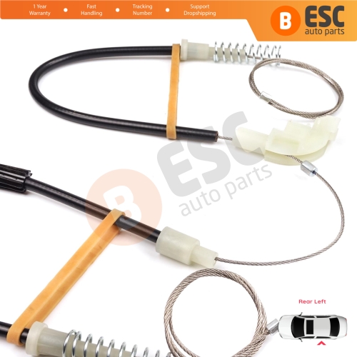 Power Window Regulator Repair Kit Rear Left for Volvo S40 V40 MK1 644 645 1995-2004 4/5-Door 30623452