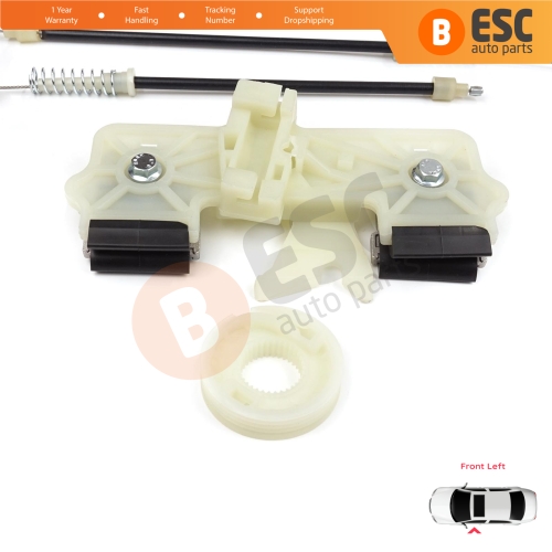 Power Window Regulator Repair Set Front Left for Ford Fiesta MK6 CB1 CCN JA8 JR8 2008-2017 4/5 Door 1573811