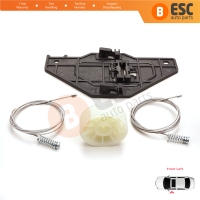Power Window Regulator Repair Set Front Left for Peugeot Partner Citroen Berlingo MK2 B9 2008-2018 Tepee Multispace 9221ER