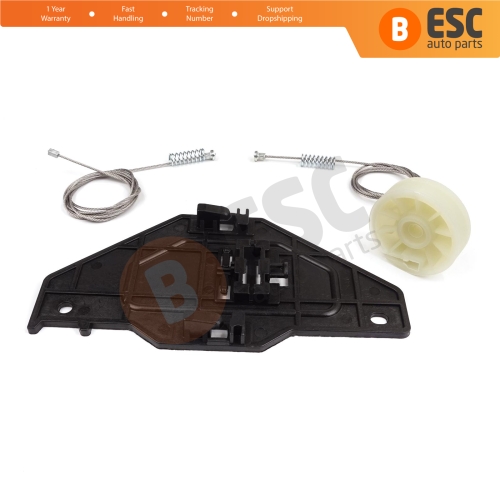 Power Window Regulator Repair Set Front Right for Peugeot Partner Citroen Berlingo MK2 B9 2008-2018 Tepee Multispace 9222EQ