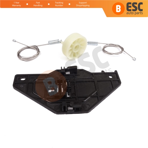 Power Window Regulator Repair Set Front Right for Peugeot Partner Citroen Berlingo MK2 B9 2008-2018 Tepee Multispace 9222EQ