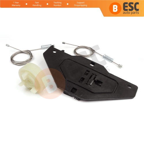Power Window Regulator Repair Set Front Right for Peugeot Partner Citroen Berlingo MK2 B9 2008-2018 Tepee Multispace 9222EQ