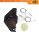 Power Window Regulator Repair Set Front Right for Peugeot Partner Citroen Berlingo MK2 B9 2008-2018 Tepee Multispace 9222EQ