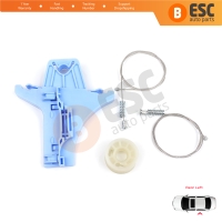 Power Window Regulator Repair Set Rear Left for VW Jetta MK6 A6 IV 2010-2018 5C6 1B 162 163 AV2 AV3 5C6839461