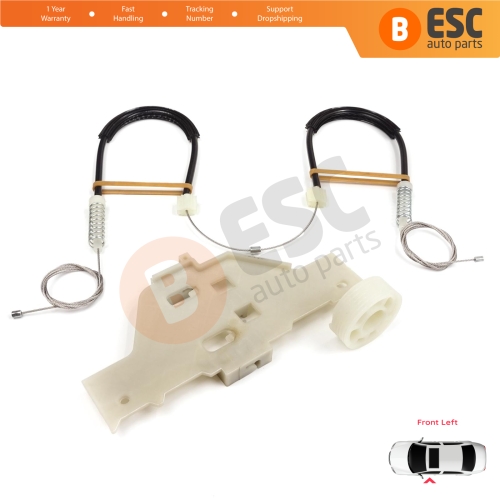 Power Window Regulator Repair Set Front Left for Citroen C4 MK1 LC LR 2004-2014 4/5 Door 9221V1