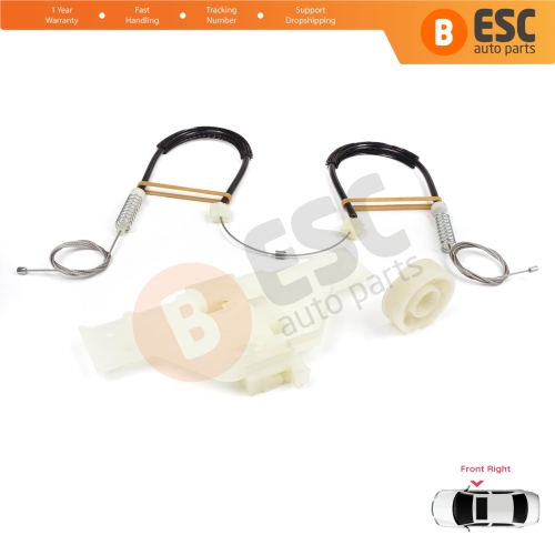 Power Window Regulator Repair Set Front Right for Citroen C4 MK1 LC LR 2004-2014 4/5 Door 9222V0