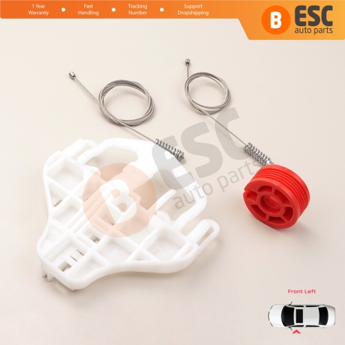 Power Window Regulator Repair Set Front Left for Dodge Nitro 2006-2012  68004821AA