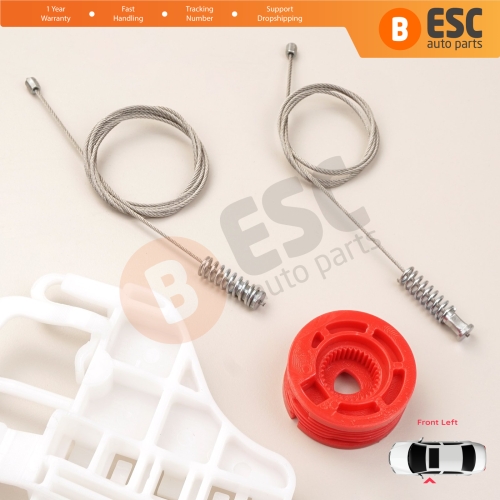 Power Window Regulator Repair Set Front Left for Dodge Nitro 2006-2012  68004821AA