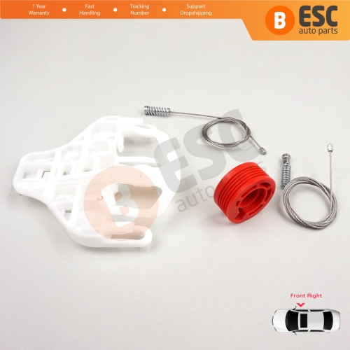 Power Window Regulator Repair Set Front Right for Dodge Nitro 2006-2012 68004820AA