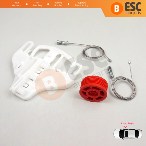 Power Window Regulator Repair Set Front Right for Dodge Nitro 2006-2012 68004820AA