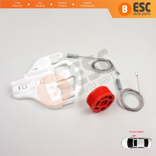 Power Window Regulator Repair Set Front Right for Dodge Nitro 2006-2012 68004820AA