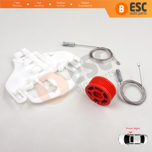 Power Window Regulator Repair Set Front Right for Dodge Nitro 2006-2012 68004820AA