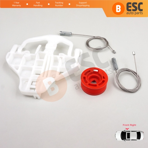 Power Window Regulator Repair Set Front Right for Dodge Nitro 2006-2012 68004820AA