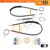 Power Window Regulator Repair Set Front Right for VW Jetta MK6 A6 IV 2010-2018 5C6 1B 162 163 AV2 AV3 5C6837462