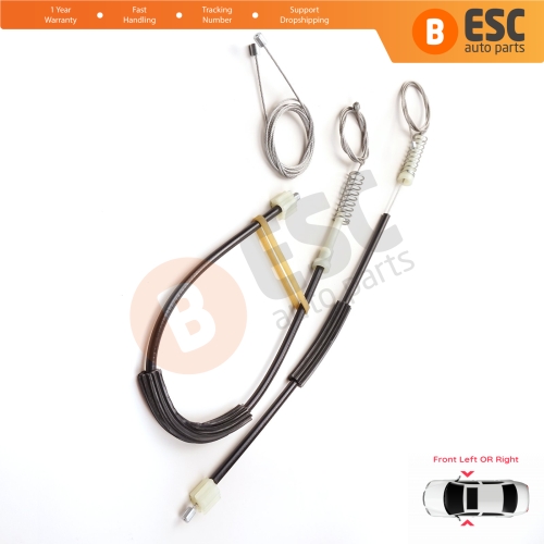 Power Window Regulator Repair Set Front Left or Right for Mercedes V-Class Vito W447 2014-2024 A4477204000