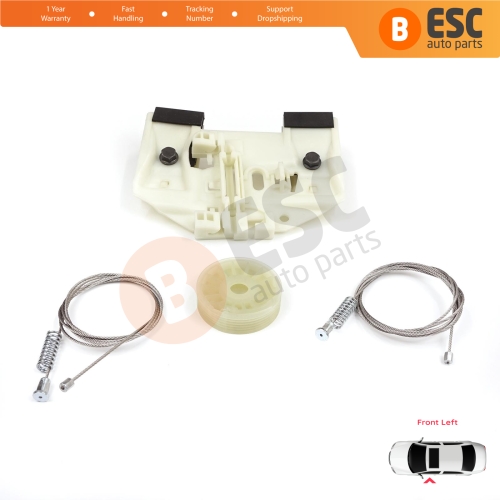 Power Window Regulator Repair Set Front Left for Mercedes Sprinter W906 2006-2018 VW Crafter 30-35 2E 2F 2006-2017 A9067200046