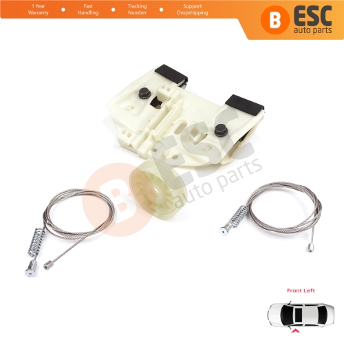 Power Window Regulator Repair Set Front Left for Mercedes Sprinter W906 2006-2018 VW Crafter 30-35 2E 2F 2006-2017 A9067200046