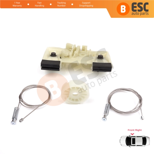 Power Window Regulator Repair Set Front Right for Mercedes Sprinter W906 2006-2018 VW Crafter 30-35 2E 2F 2006-2017 A9067200146