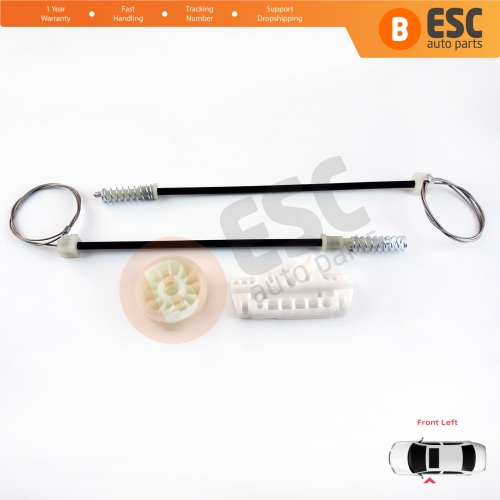 Power Window Regulator Repair Set Front Left for Opel Corsa D S07 2006-2014 5-Door 13188490 