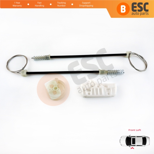 Power Window Regulator Repair Set Front Left for Opel Corsa D S07 2006-2014 5-Door 13188490 