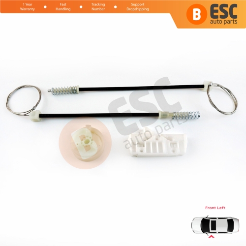 Power Window Regulator Repair Set Front Left for Opel Corsa D S07 2006-2014 5-Door 13188490 