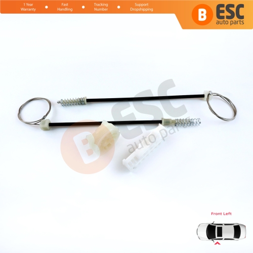 Power Window Regulator Repair Set Front Left for Opel Corsa D S07 2006-2014 5-Door 13188490 