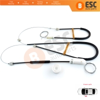 Power Window Regulator Repair Set Left Door for Renault Megane MK3 CC EZ0/1 2010-2015 2-Door 807210018R 