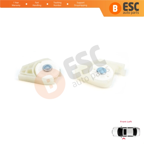 Front Left Window Regulator Repair Corner Cable Roller Pulley Clips Pin Sets for Fiat Doblo MK1 MPV Van 119 223 2001-2010 51718404