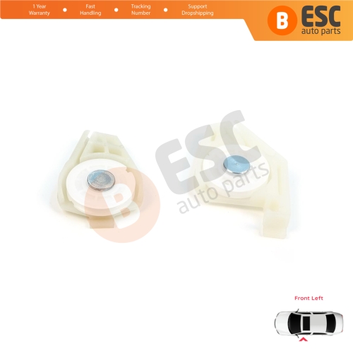 Front Left Window Regulator Repair Corner Cable Roller Pulley Clips Pin Sets for Fiat Doblo MK1 MPV Van 119 223 2001-2010 51718404