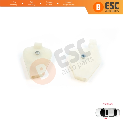 Front Left Window Regulator Repair Corner Cable Roller Pulley Clips Pin Sets for Fiat Doblo MK1 MPV Van 119 223 2001-2010 51718404