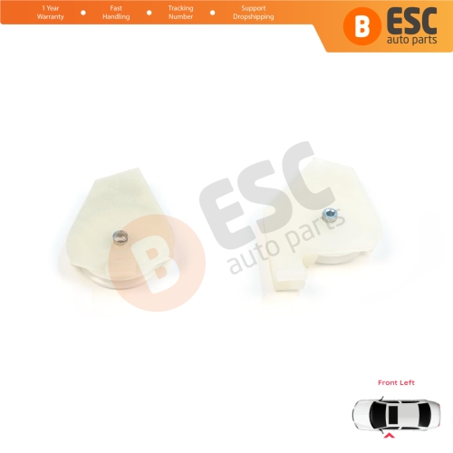 Front Left Window Regulator Repair Corner Cable Roller Pulley Clips Pin Sets for Fiat Doblo MK1 MPV Van 119 223 2001-2010 51718404