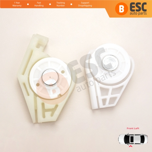 Front Left Window Regulator Repair Corner Cable Roller Pulley Clips Pin Sets for Fiat Doblo MK1 MPV Van 119 223 2001-2010 51718404