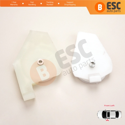 Front Left Window Regulator Repair Corner Cable Roller Pulley Clips Pin Sets for Fiat Doblo MK1 MPV Van 119 223 2001-2010 51718404