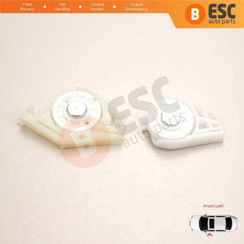 Front Left Window Regulator Repair Corner Cable Roller Pulley Clips Pin Sets for Fiat Doblo MK1 MPV Van 119 223 2001-2010 51718404