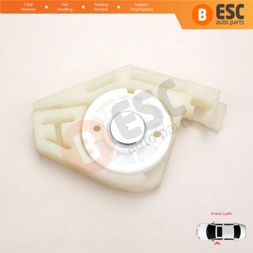 Front Left Window Regulator Repair Corner Cable Roller Pulley Clips Pin Set 2 for Fiat Doblo MK1 MPV Van 119 223 2001-2010 51718404