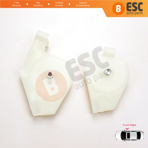 Front Right Window Regulator Repair Corner Cable Roller Pulley Clips Pin Set 1+2 for Fiat Doblo MK1 MPV Van 119 223 2001-2010 51718403