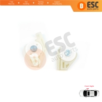 Front Right Window Regulator Repair Corner Cable Roller Pulley Clips Pin Set 1+2 for Fiat Doblo MK1 MPV Van 119 223 2001-2010 51718403