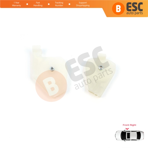 Front Right Window Regulator Repair Corner Cable Roller Pulley Clips Pin Set 1+2 for Fiat Doblo MK1 MPV Van 119 223 2001-2010 51718403