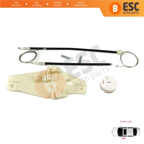 Window Regulator Repair Set Front Left Door for Toyota Corolla E10 AE100 E100 1991-1999 3/4/5 Door 6980212140