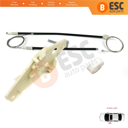 Window Regulator Repair Set Front Left Door for Toyota Corolla E10 AE100 E100 1991-1999 3/4/5 Door 6980212140