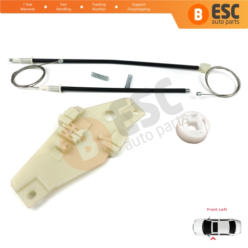 Window Regulator Repair Set Front Left Door for Toyota Corolla E10 AE100 E100 1991-1999 3/4/5 Door 6980212140