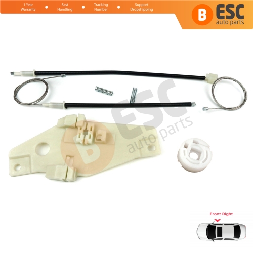 Window Regulator Repair Set Front Right Door for Toyota Corolla E10 AE100 E100 1991-1999 3/4/5 Door 6981002051