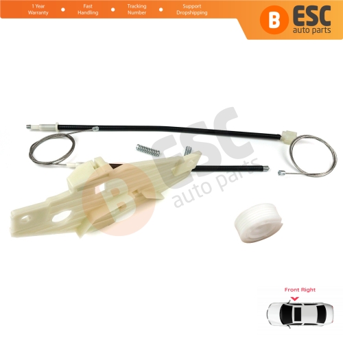 Window Regulator Repair Set Front Right Door for Toyota Corolla E10 AE100 E100 1991-1999 3/4/5 Door 6981002051