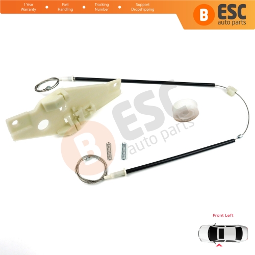 Window Regulator Repair Set Front Left Door for Toyota Corolla E10 AE100 E100 1991-1999 3/4/5 Door 6980212140