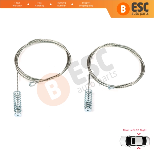 Window Regulator Repair Set Rear Door for Peugeot 208 MK1 A9 CA CC 2012-2020 5-Door 9806082180