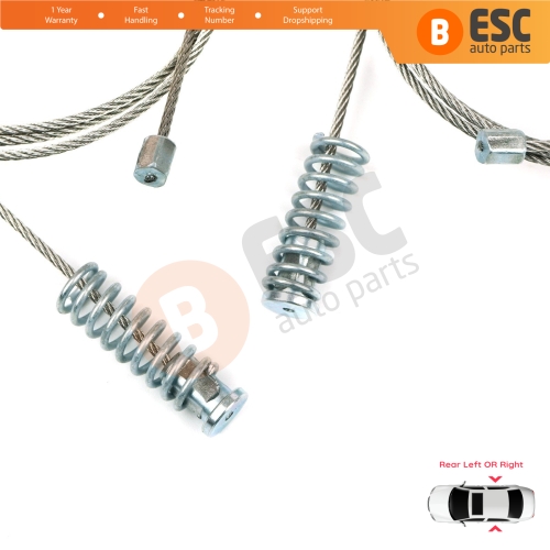 Window Regulator Repair Set Rear Door for Peugeot 308 MK2 T9 LB LP LW LH L3 2013-2021 4/5 Door 9678190080