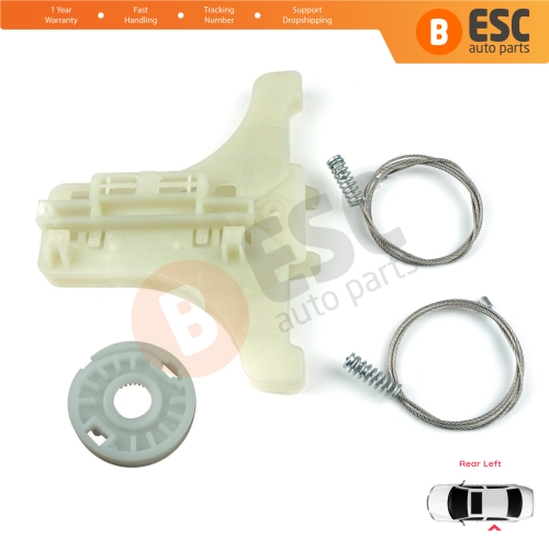 Power Window Regulator Repair Kit Rear Left for Hyundai IX35 Tucson MK2 LM 2009-2016 Kia Sorento XM 834702Y000