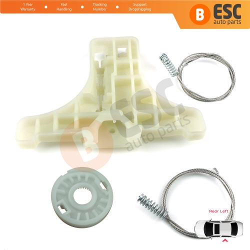 Power Window Regulator Repair Kit Rear Left for Hyundai IX35 Tucson MK2 LM 2009-2016 Kia Sorento XM 834702Y000