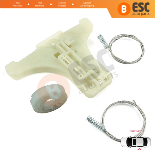 Power Window Regulator Repair Kit Rear Left for Hyundai IX35 Tucson MK2 LM 2009-2016 Kia Sorento XM 834702Y000