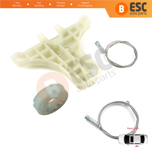 Power Window Regulator Repair Kit Rear Left for Hyundai IX35 Tucson MK2 LM 2009-2016 Kia Sorento XM 834702Y000